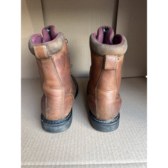 Cabela's Leather‎ Winter Work Hunting Boots Thinsulate  Ultra Men's 8D Brown - Picture 4 of 8